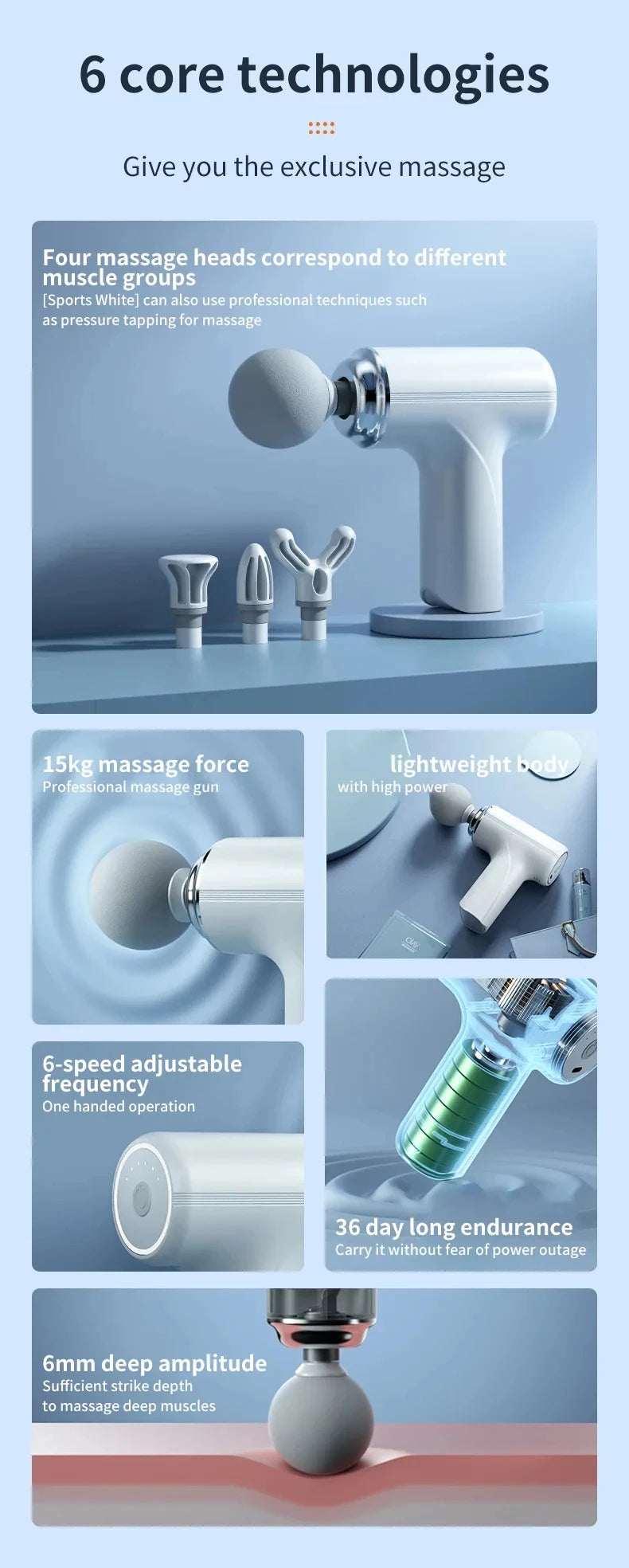 TheVibeSpot AuraLite Massage Gun